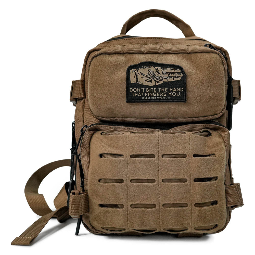 Don't Bite The Hand That Fingers You Soft Velcro Patch - One Revolver Surfboards