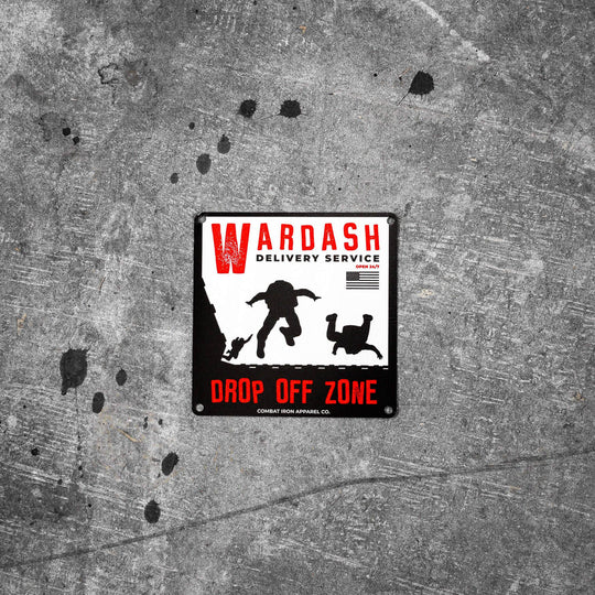 Wardash Delivery Wall Mounting Metal Sign - One Revolver Surfboards