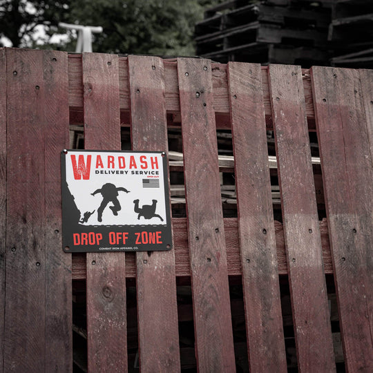 Wardash Delivery Wall Mounting Metal Sign - One Revolver Surfboards