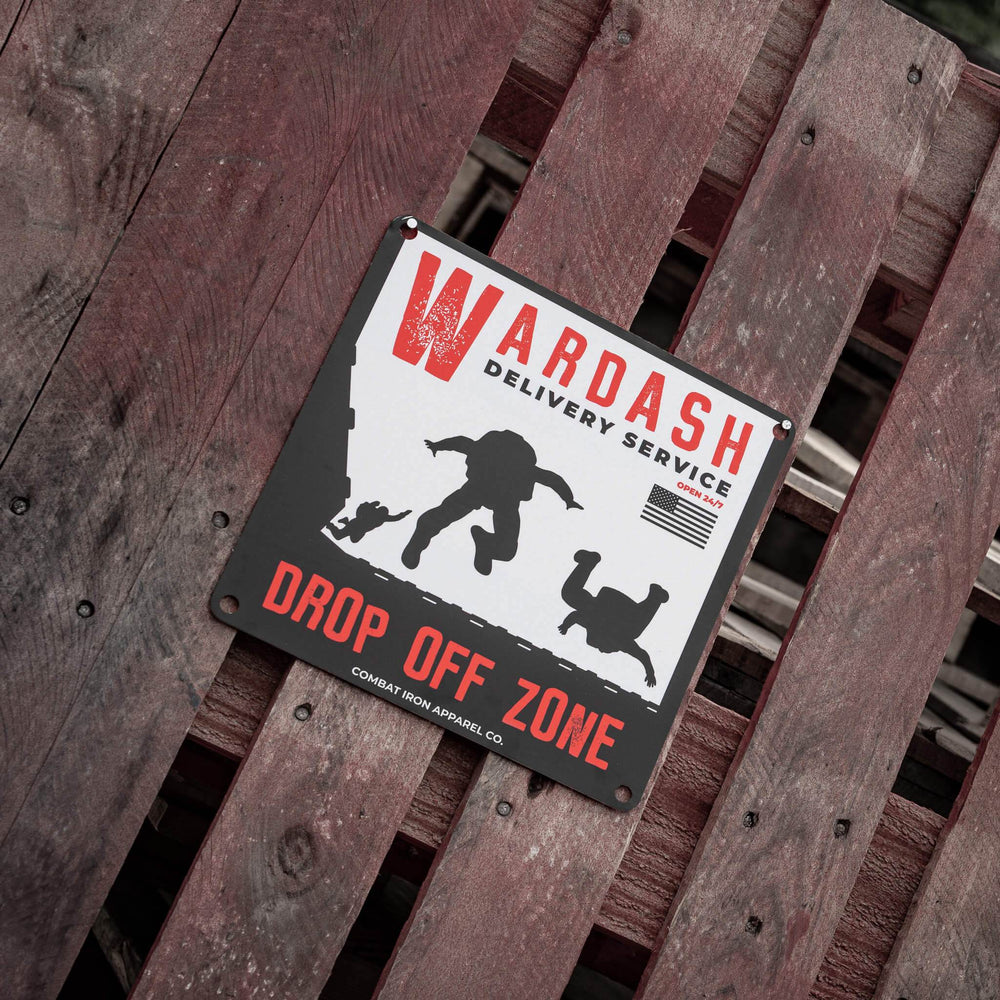 Wardash Delivery Wall Mounting Metal Sign - One Revolver Surfboards