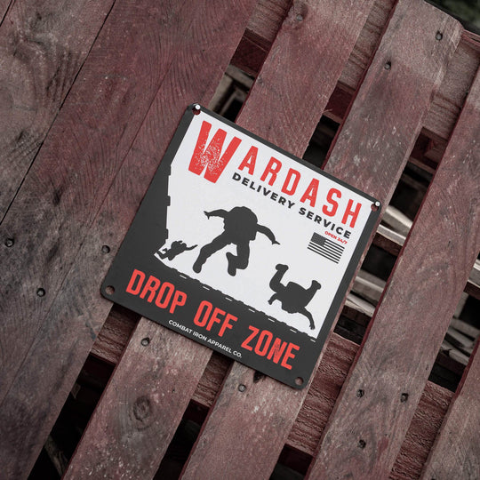 Wardash Delivery Wall Mounting Metal Sign - One Revolver Surfboards