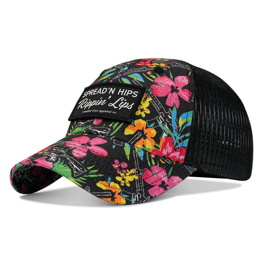 Spreadin' Hips and Rippin' Lips Patch Ripstop Snapback - One Revolver Surfboards