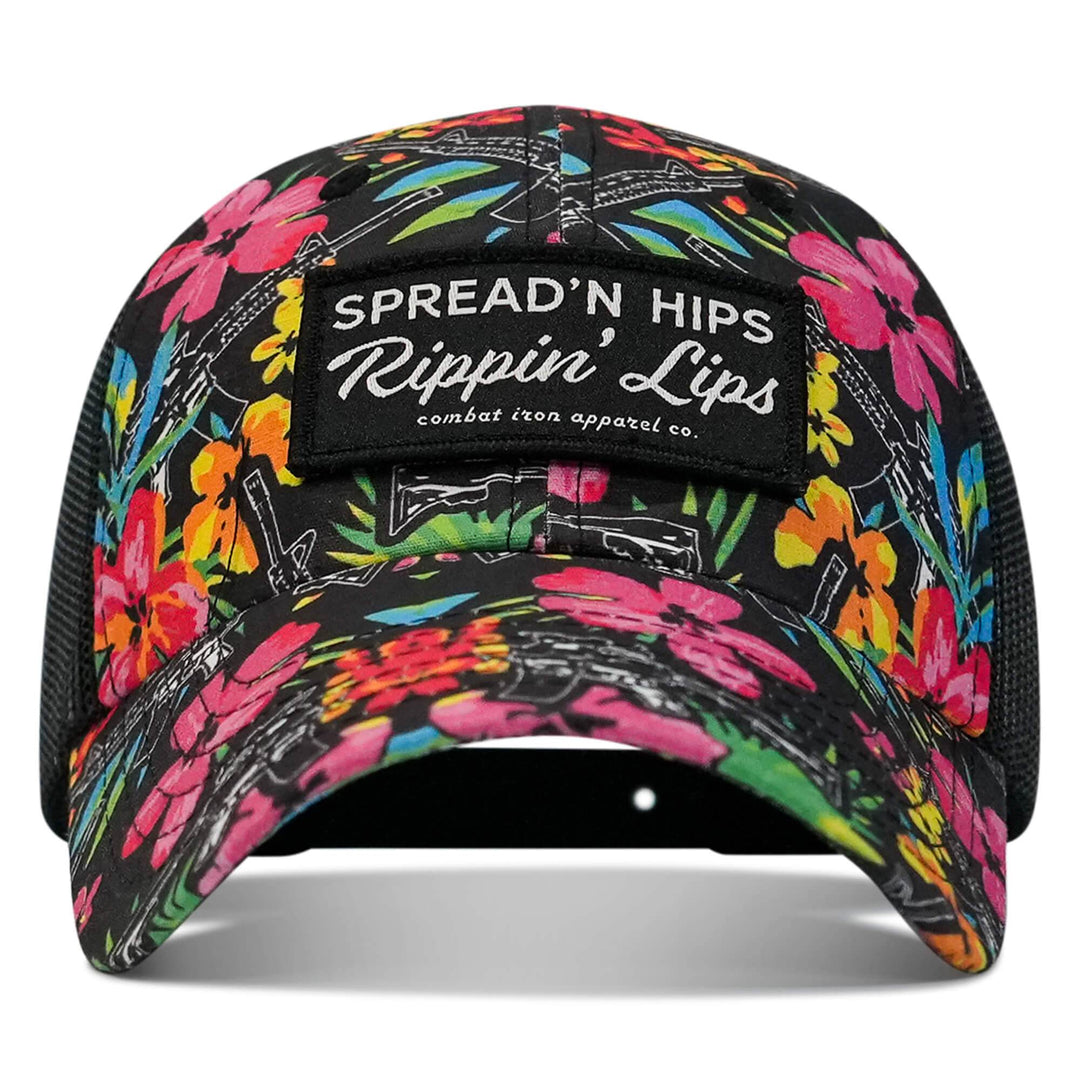 Spreadin' Hips and Rippin' Lips Patch Ripstop Snapback - One Revolver Surfboards