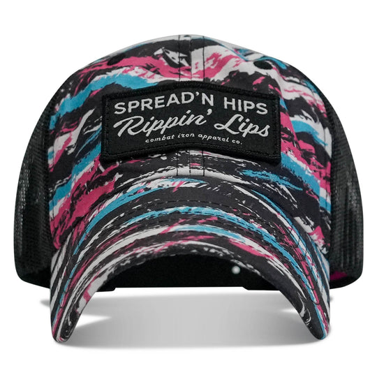 Spreadin' Hips and Rippin' Lips Patch Ripstop Snapback - One Revolver Surfboards