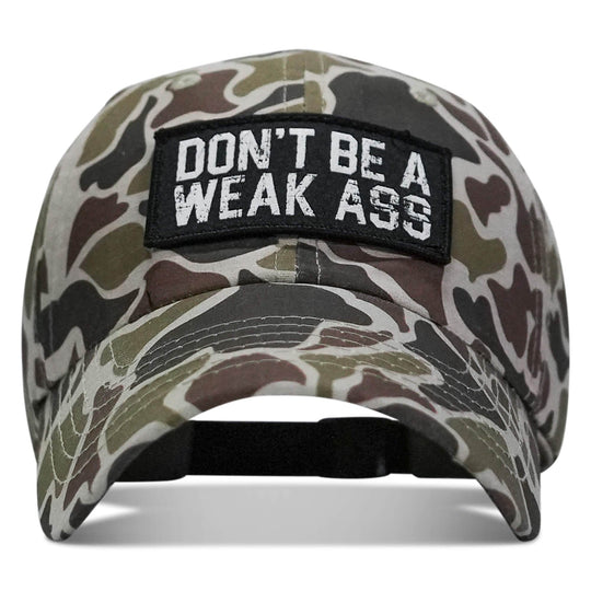 Don't Be A Weak Ass Patch Low Profile RipStop Hat - One Revolver Surfboards