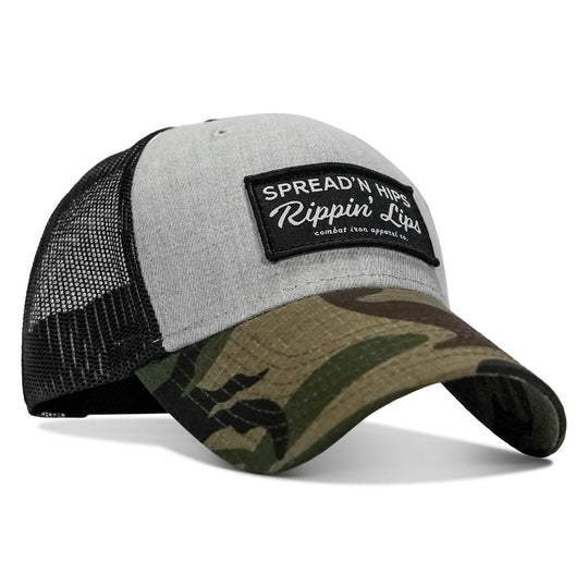 Spreadin' Hips Rippin' Lips Patch Snapback - One Revolver Surfboards
