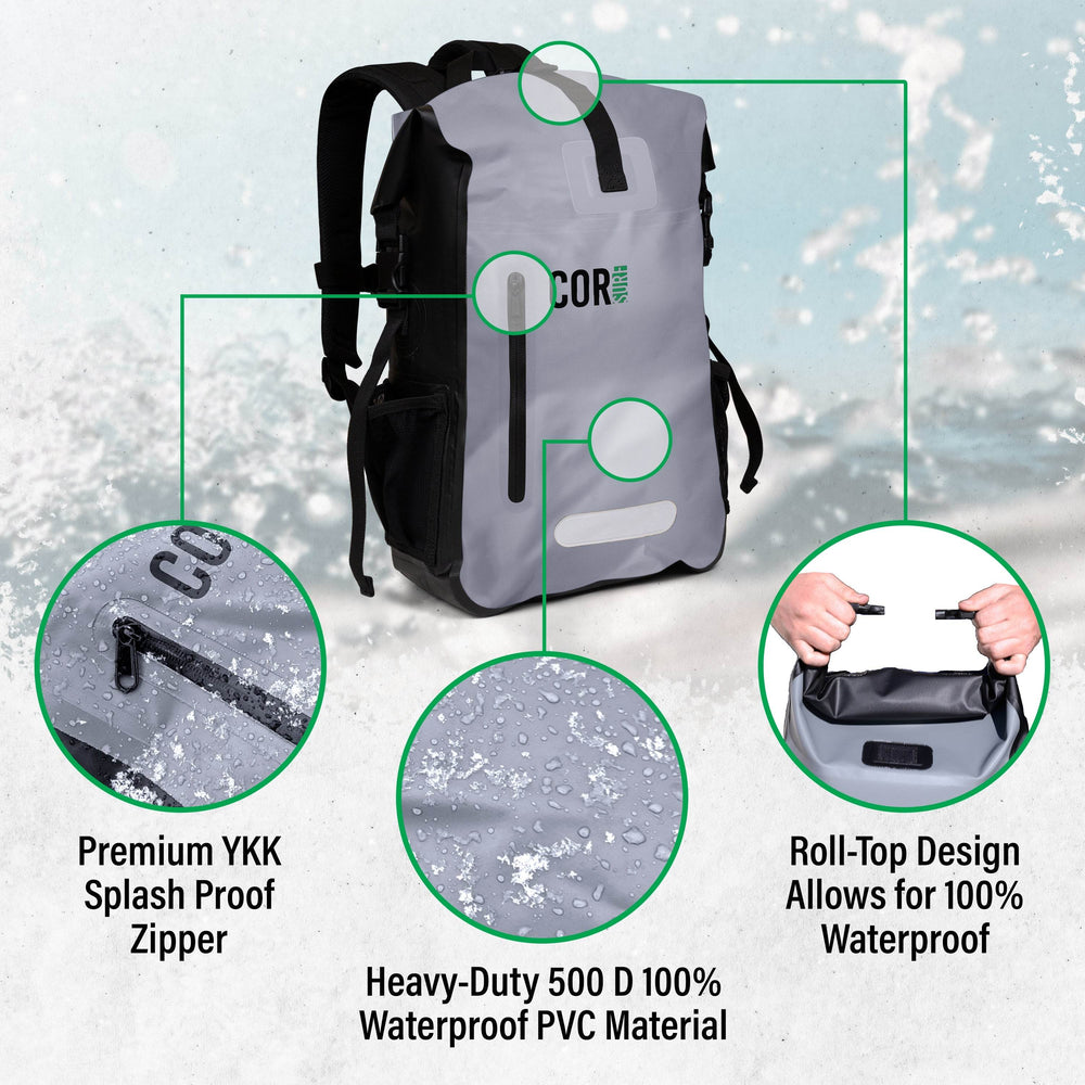 40L Waterproof Dry Bag Backpack - One Revolver Surfboards