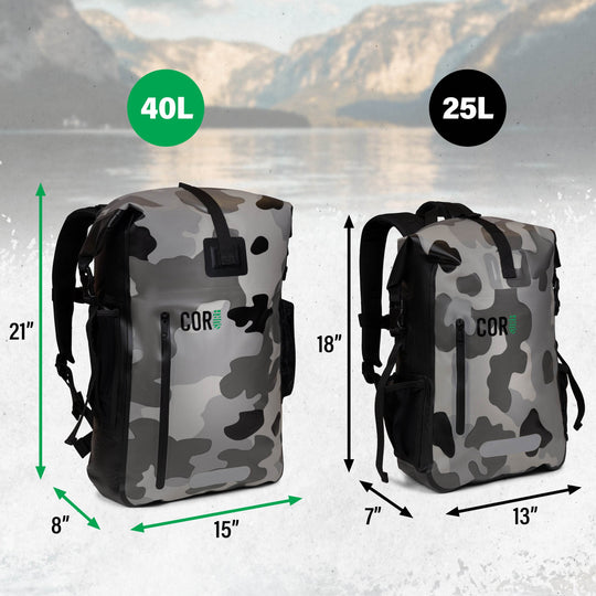 25L Waterproof Dry Backpack - One Revolver Surfboards