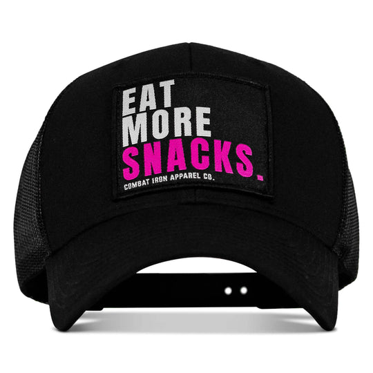 Eat More Snacks Patch Snapback Hat - One Revolver Surfboards