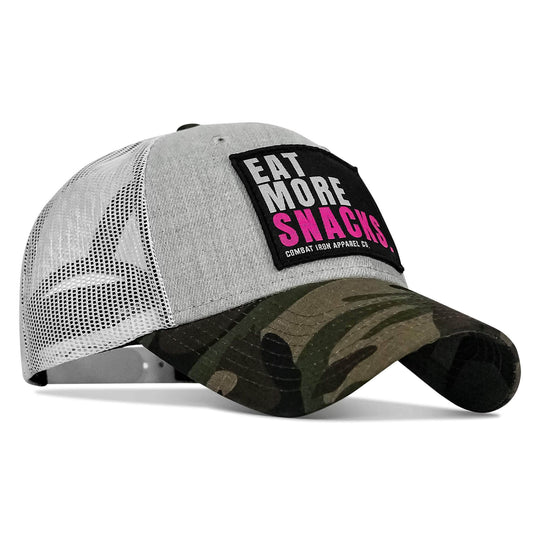 Eat More Snacks Patch Snapback Hat - One Revolver Surfboards