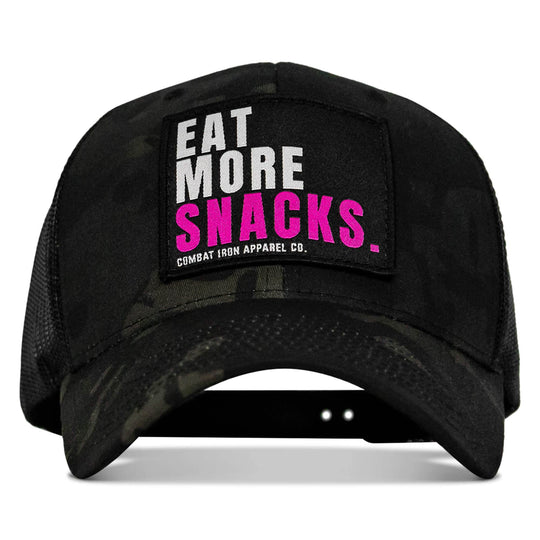 Eat More Snacks Patch Snapback Hat - One Revolver Surfboards