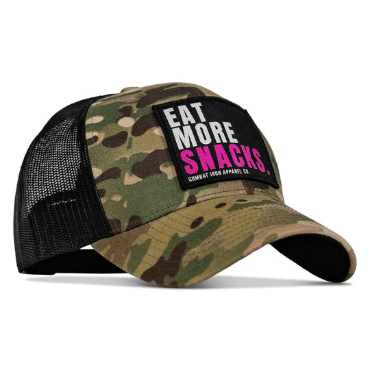 Eat More Snacks Patch Snapback Hat - One Revolver Surfboards