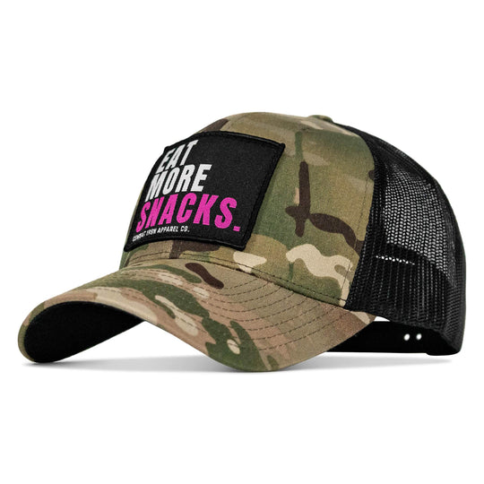 Eat More Snacks Patch Snapback Hat - One Revolver Surfboards