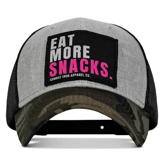 Eat More Snacks Patch Snapback Hat - One Revolver Surfboards
