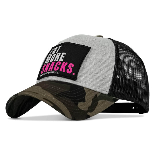 Eat More Snacks Patch Snapback Hat - One Revolver Surfboards