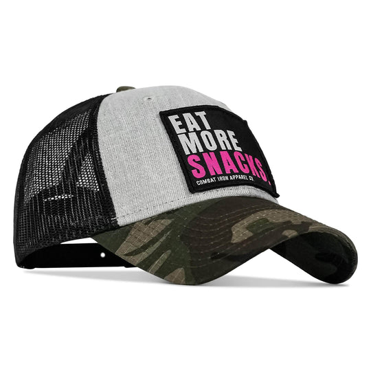 Eat More Snacks Patch Snapback Hat - One Revolver Surfboards