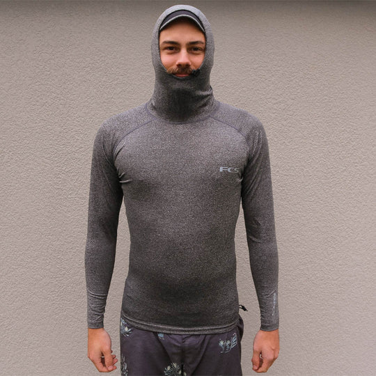 Essential Hooded Long Sleeve Rash Vest - One Revolver Surfboards