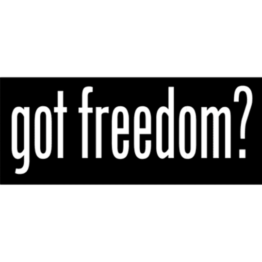 GOT FREEDOM? PVC Patch - One Revolver Surfboards