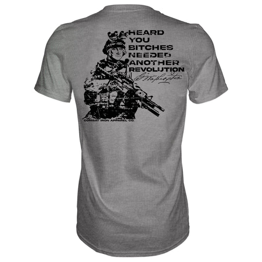 George Washington: Heard You B*tches Needed Another Revolution Men's T-Shirt - One Revolver Surfboards