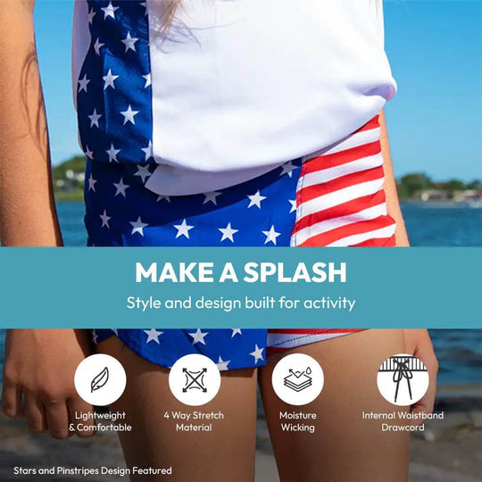 Girl’s Active Shorts - One Revolver Surfboards