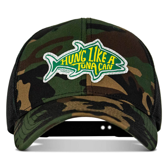 Hung Like A Tuna Can Snapback Hat - One Revolver Surfboards
