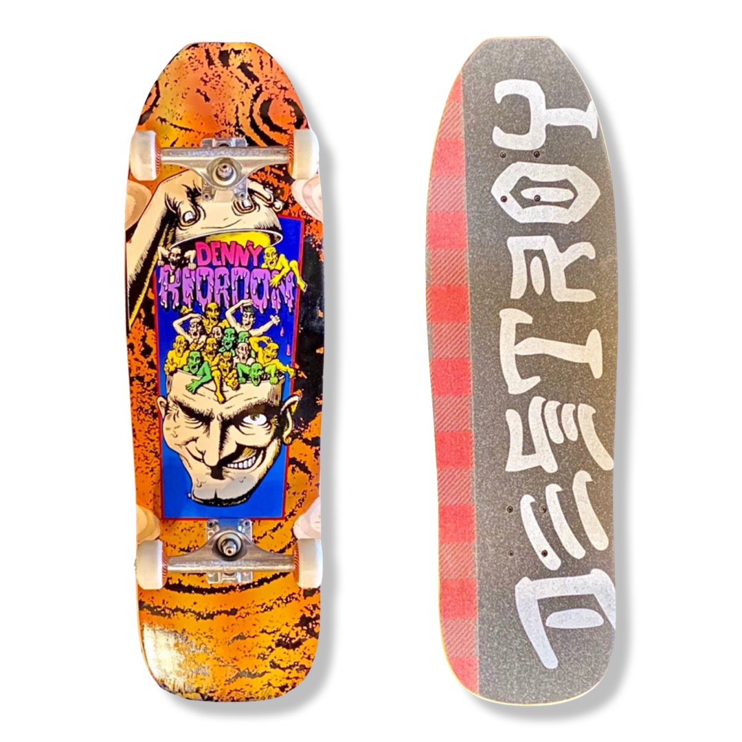 Denny Riordon ICARUS Complete Skateboard 9.5”x31" HAND PAINTED