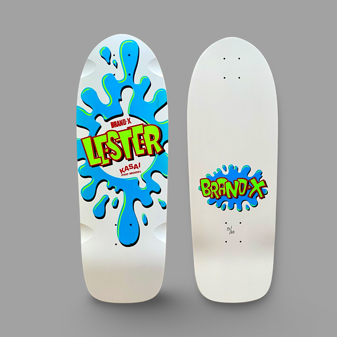Lester Kasai 10”x30 Deck HAND-PAINTED (PRE-ORDER, APRIL)
