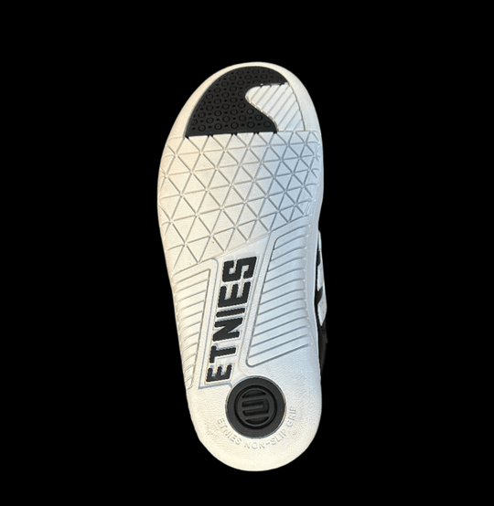 Etnies Locut LS Black/White Skate Shoes - One Revolver Surfboards