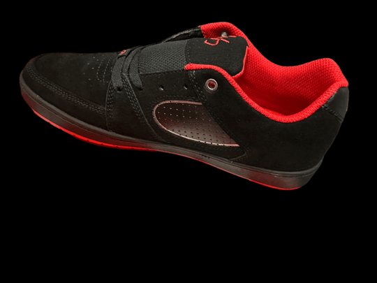 eS ACCEL SLIM Black/Silver Skate Shoes - One Revolver Surfboards