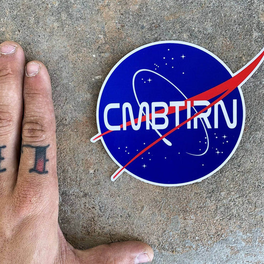 CMBTIRN NASA SPACE EDITION DECAL - One Revolver Surfboards