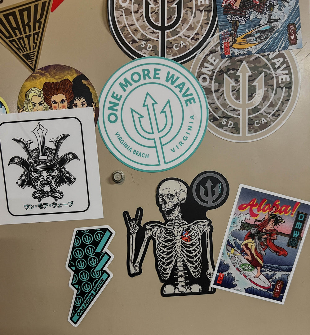 Geisha sticker - One Revolver Surfboards