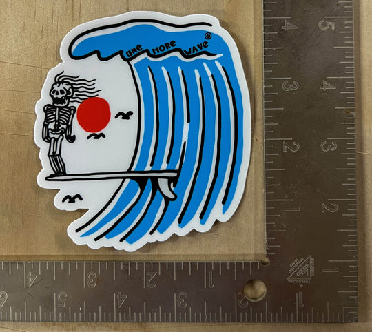 Bones on the Nose Sticker - One Revolver Surfboards