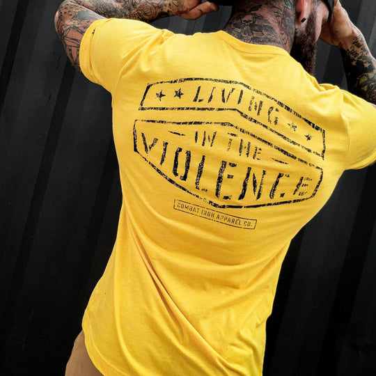 LIVING IN THE VIOLENCE MEN’S T-SHIRT - One Revolver Surfboards