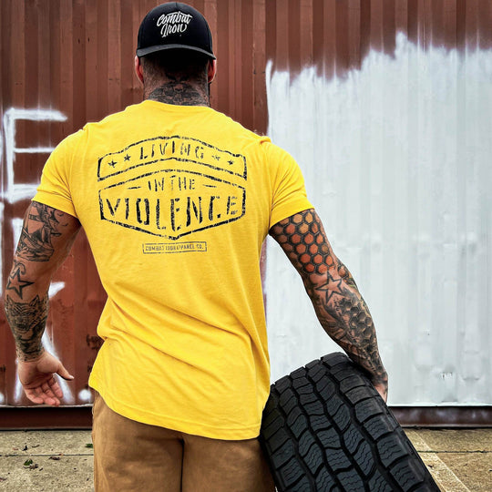 LIVING IN THE VIOLENCE MEN’S T-SHIRT - One Revolver Surfboards