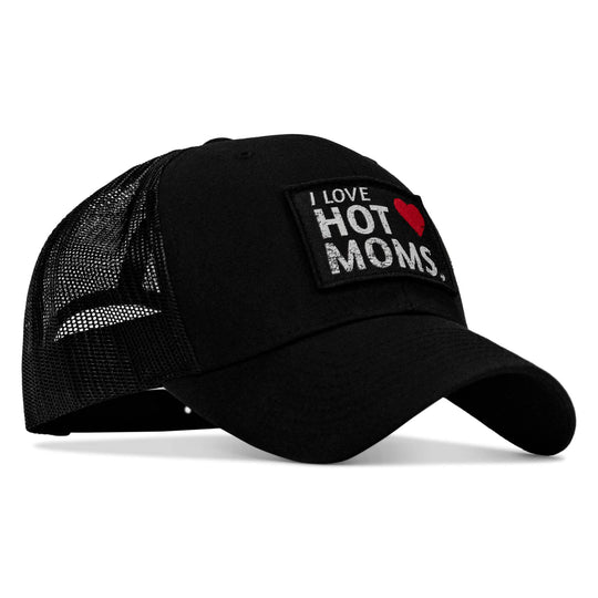 I Love Hot Mom's Patch Snapback Hat - One Revolver Surfboards