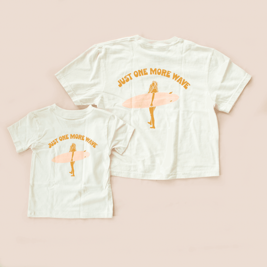 Just One More Wave KIDS Tee - One Revolver Surfboards