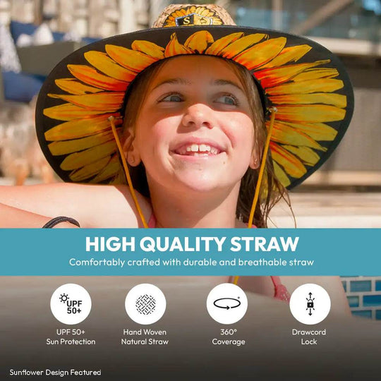 Kid's Straw Hat - One Revolver Surfboards