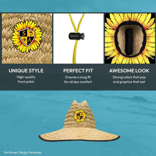 Kid's Straw Hat - One Revolver Surfboards