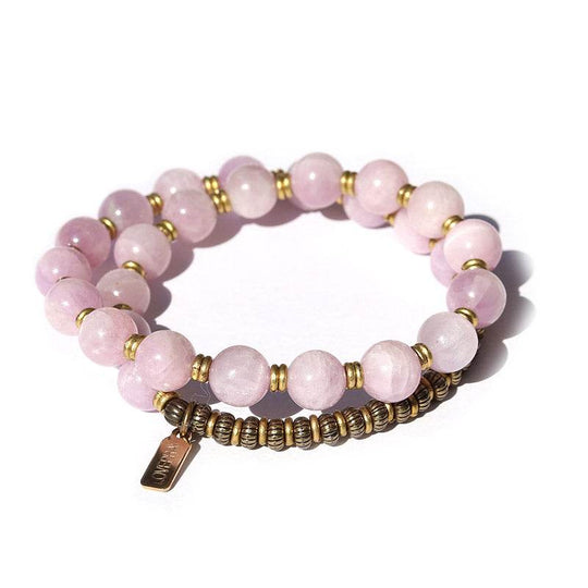 Kunzite Wrist Mala Bracelet - One Revolver Surfboards