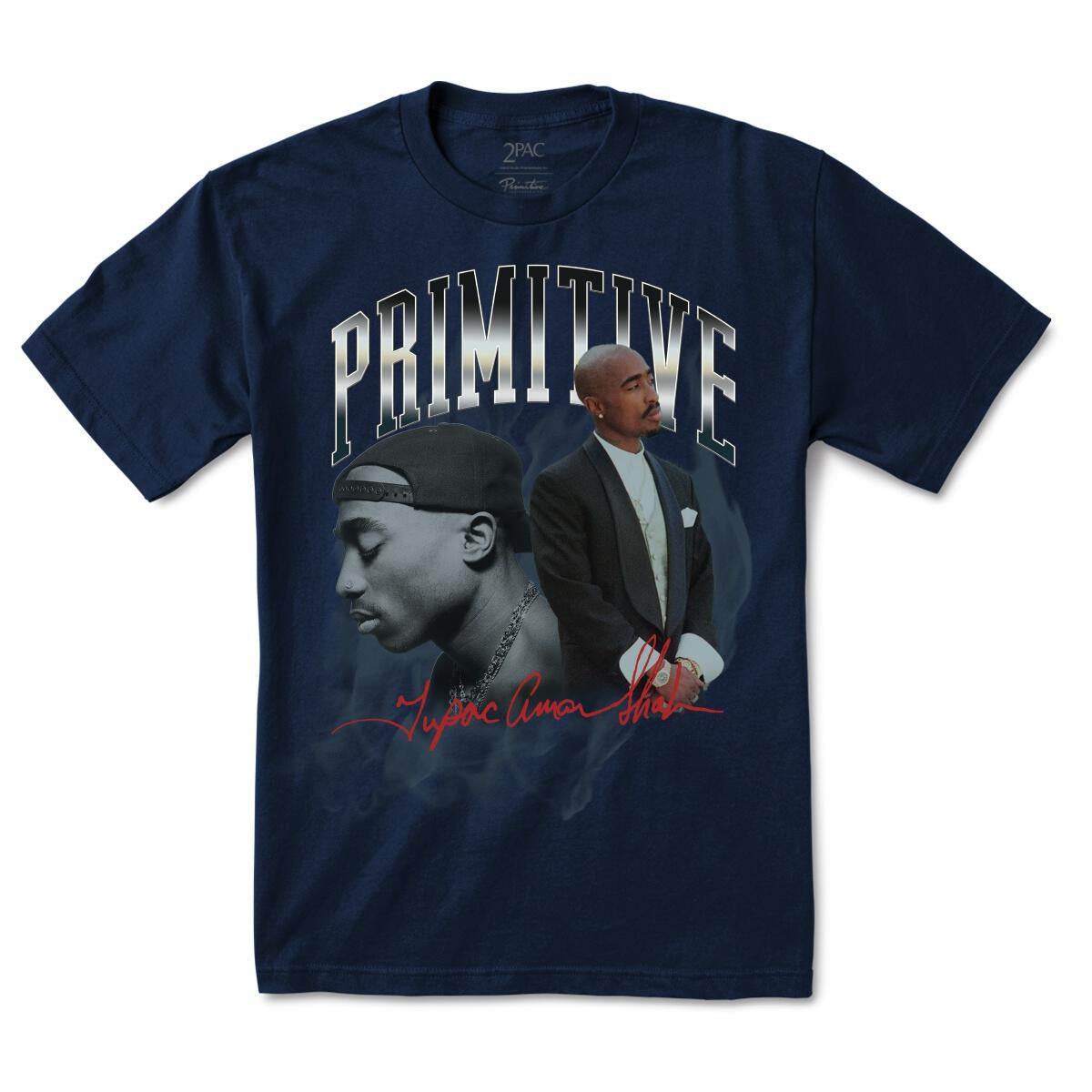 Primitive x Tupac Shakur Legend T-Shirt - One Revolver Surfboards