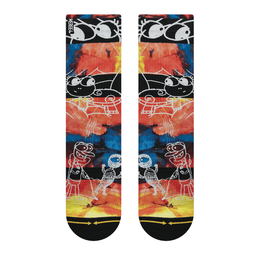Merge4 Lucile Packard Eyeballs Crew Socks - One Revolver Surfboards