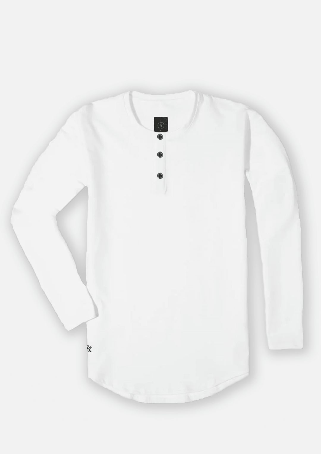 L/S Henley Curved Hem - One Revolver Surfboards