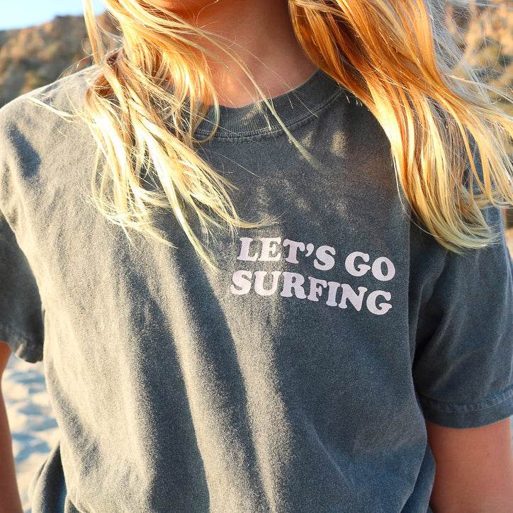 Let's Go Surfing Kids Tee - One Revolver Surfboards