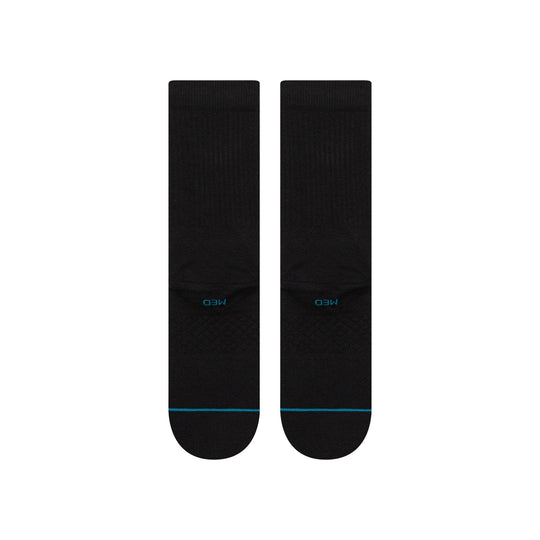 Stance Icon Crew Socks - Black/White - One Revolver Surfboards