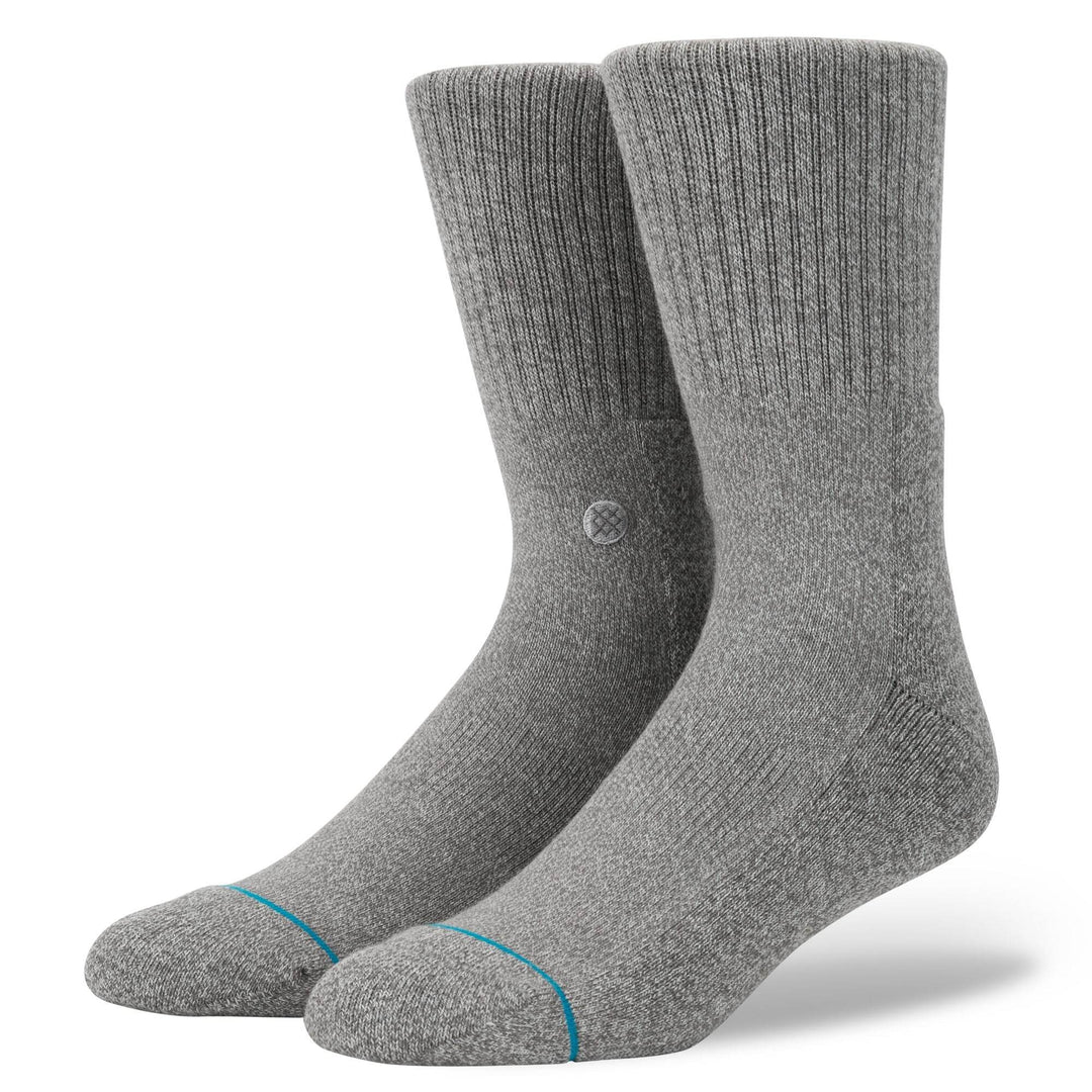 Stance Icon Socks - Heather Grey - One Revolver Surfboards