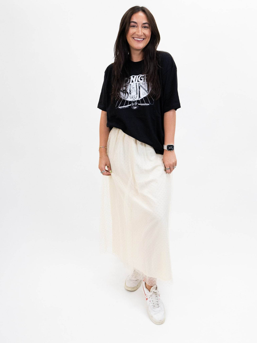 Compania Fantastica White tulle midi skirt - One Revolver Surfboards