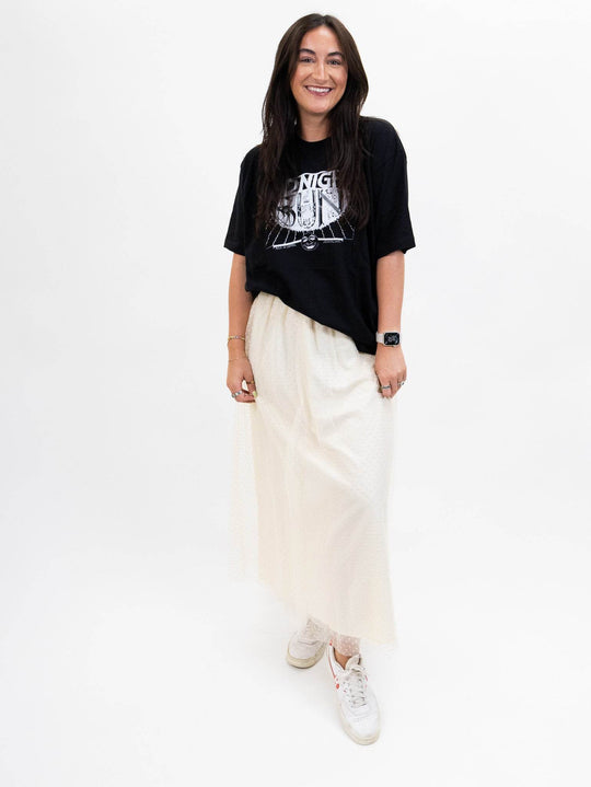 Compania Fantastica White tulle midi skirt - One Revolver Surfboards
