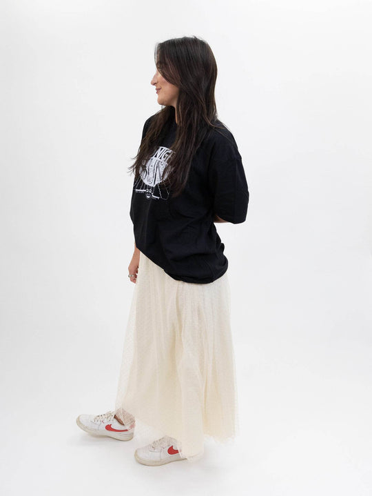 Compania Fantastica White tulle midi skirt - One Revolver Surfboards