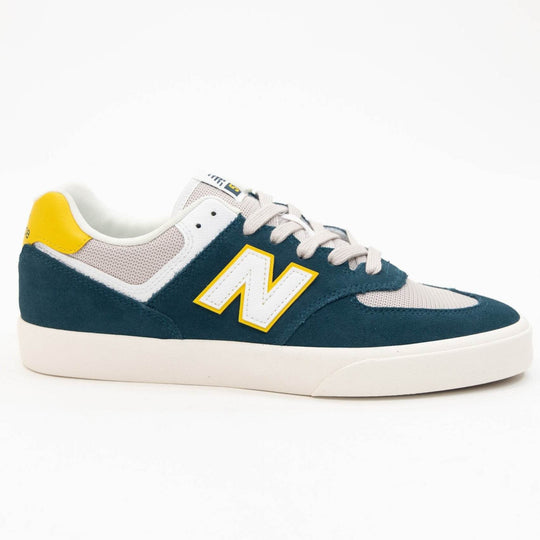 New Balance Numeric 574 VULC - Deep Ocean with Sunflower (Available in WIDE!) - One Revolver Surfboards