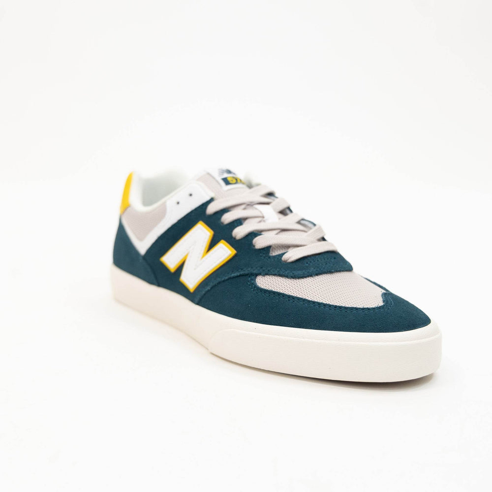 New Balance Numeric 574 VULC - Deep Ocean with Sunflower (Available in WIDE!) - One Revolver Surfboards